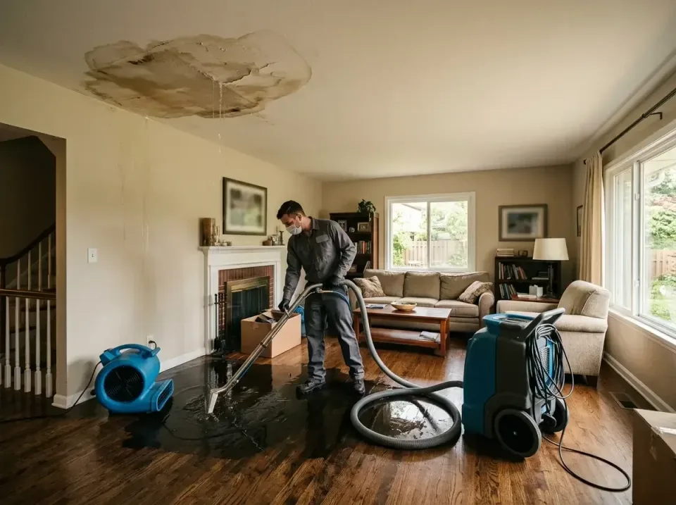 attic-pipe-burst-ceiling-drip-008 — frequently asked questions, Water Damage Restoration & Carpet Care in Durham, NC